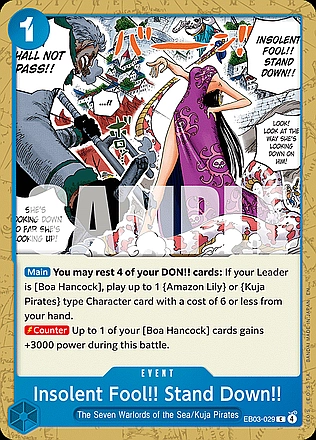 Insolent Fool!! Stand Down!!