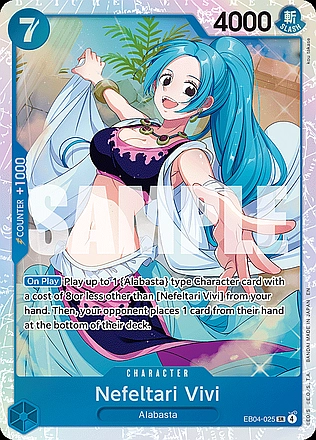 vivi deck one piece tcg Standard Box 4000 Subtype(s) EB04 Red/Blue Nefeltari Vivi One