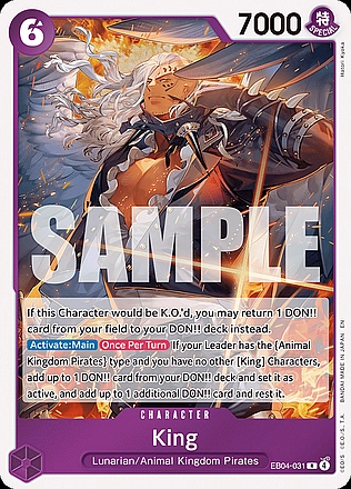 Cod King Card King - EB04-031 | OPTCG