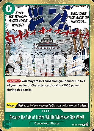 Because the Side of Justice Will Be Whichever Side Wins!!