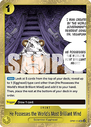 He Possesses the World's Most Brilliant Mind