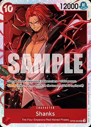 Shanks - OP09-004 | OPTCG