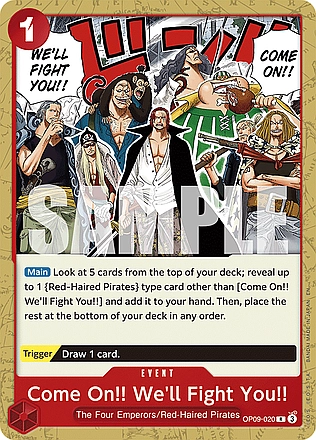 Come On!! We'll Fight You!!