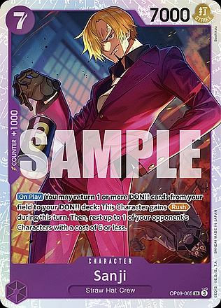 one piece tcg sugar deck OP10 Profile - Infinite Events! variation to centering OP10 Red/Purple Sugar One Piece