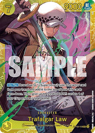 OP10 Green/Yellow Trafalgar Law OPTCG Decklist