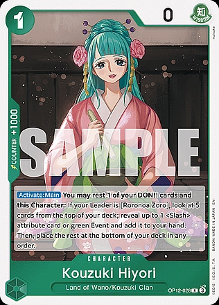 OP13 Green Roronoa Zoro One Piece TCG Decklist OP13 Green Roronoa Zoro One Piece TCG Decklist