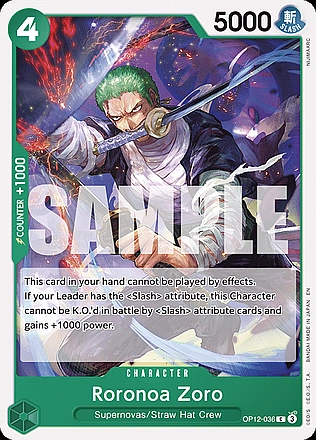 one piece tcg zoro deck list All the 17 new cards from the new Starter Deck 12