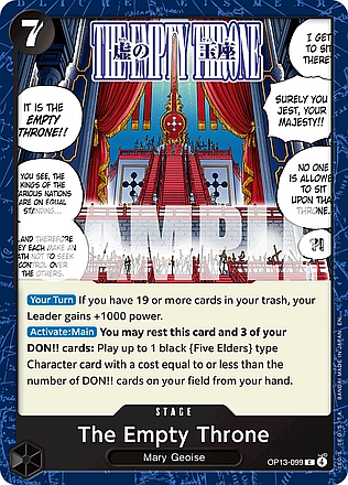 OP13 Black Imu One Piece TCG Decklist OP13 Black Imu One Piece TCG Decklist