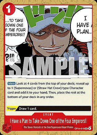 I Have a Plan to Take Down One of the Four Emperors!!