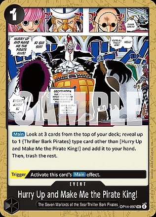 Hurry Up and Make Me the Pirate King!