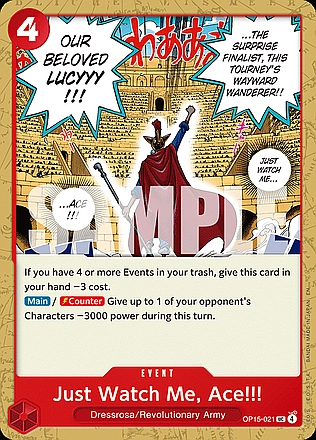 Just Watch Me, Ace!!!