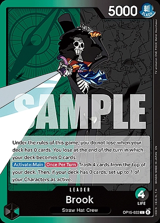 OP15 Green/Black Brook One Piece TCG Decklist OP15 Green/Black Brook One Piece TCG Decklist