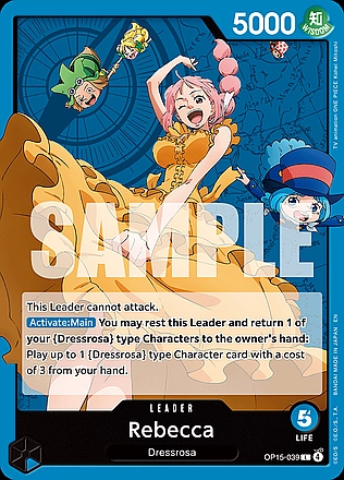 OP15 Blue Rebecca One Piece TCG Decklist OP15 Blue Rebecca One Piece TCG Decklist