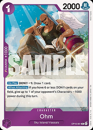 enel deck one piece tcg Name: Yellow Author: O2 Date: 6/21/2026 Country: JP Tournament: FS; Placement: 1st Place Host: Cardshop . . 1xOP05-098 4xEB01-056 4xOP11-106 4xEB04-053 4xOP06-104 4xOP07-107 3xOP15-113 4xEB04-058 4xOP15-114 4xOP16-119 4xEB02-052 3xEB04-061 098 Enel. One Piece Trading Card Game