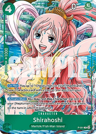 shirahoshi one piece tcg deck Shirahoshi ST08-006 C Start Deck (Side Monkey D.Luffy) ONE PIECE Card Game