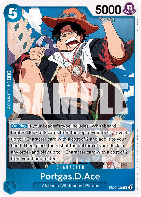 Portgas D Ace EB02 028 OPTCG Portgas D Ace EB02 028 OPTCG