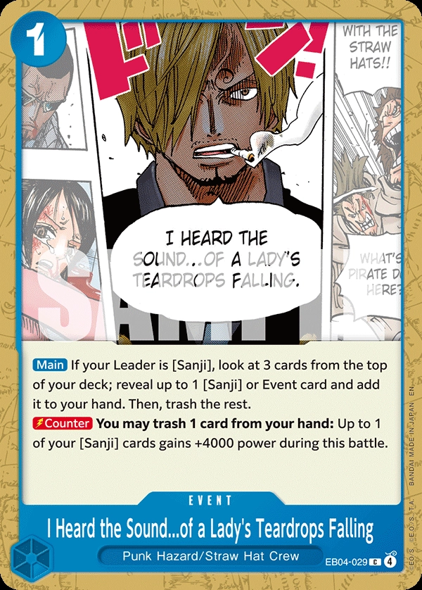 I Heard the Sound...of a Lady's Teardrops Falling