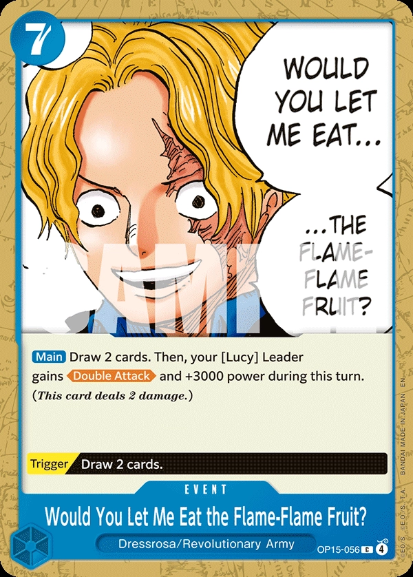 Would You Let Me Eat the Flame-Flame Fruit?