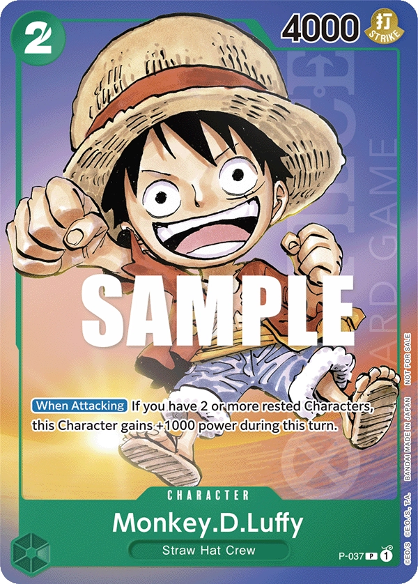 Monkey.D.Luffy - P-037 | OPTCG