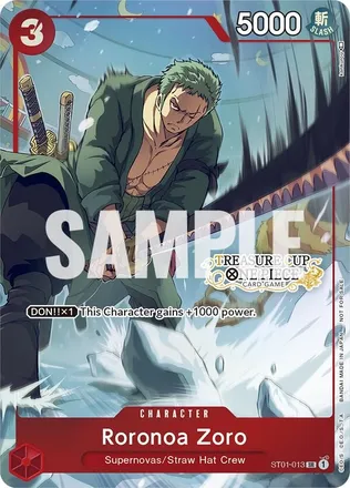 Roronoa Zoro - ST01-013 (Treasure Cup)