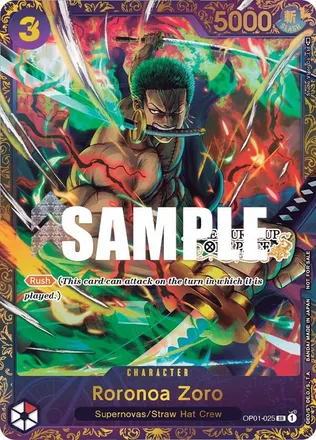 Roronoa Zoro - OP01-025 (Treasure Cup)