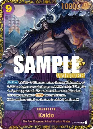 Kaido (CS 2023 Trophy Card) [Winner]